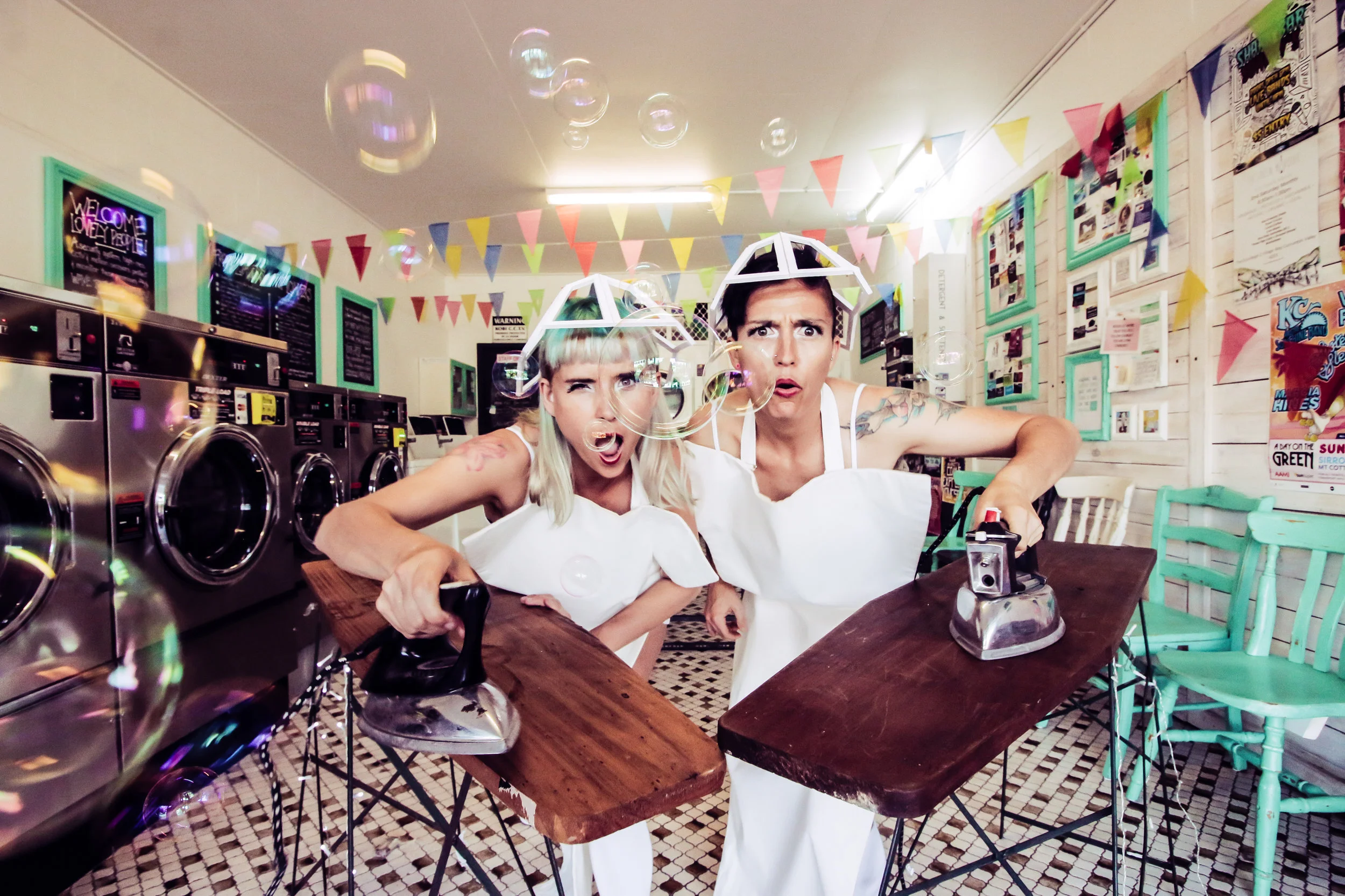 The Ironing Maidens to bring some steamin' hot electro with ingenious, unique show.