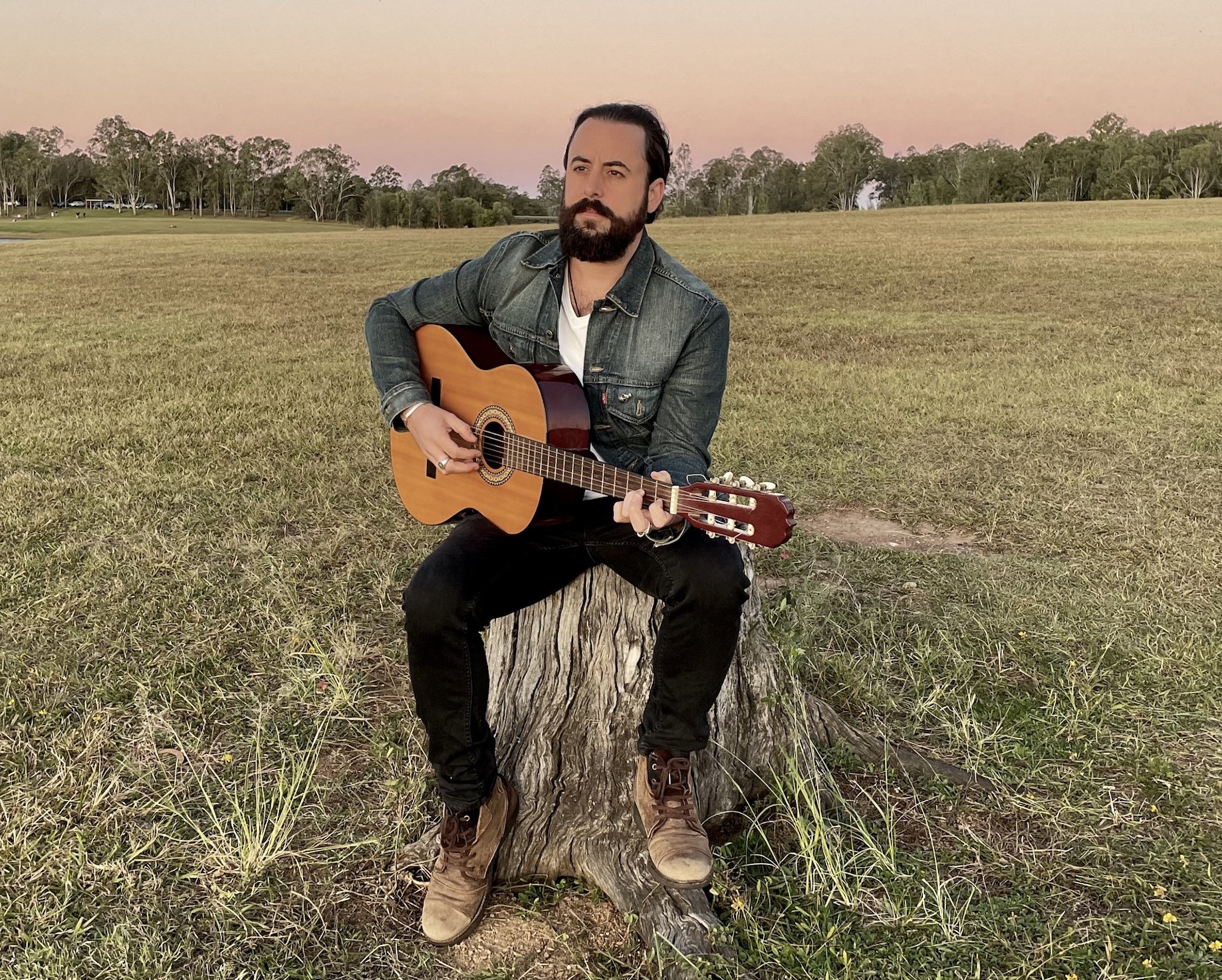 Tom Harrison gets gritty on debut blues rock full length album, 'Blood On The Moon'