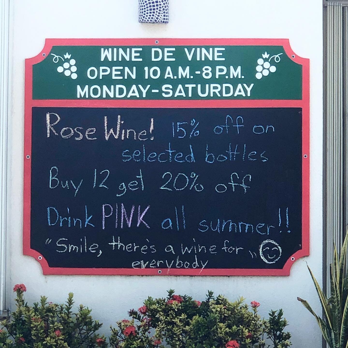 Drink pink all summer! 💗🥂 Here&rsquo;s a reminder of our summer sale on all our rose wines, and just a few weeks left of summer to take advantage of this.