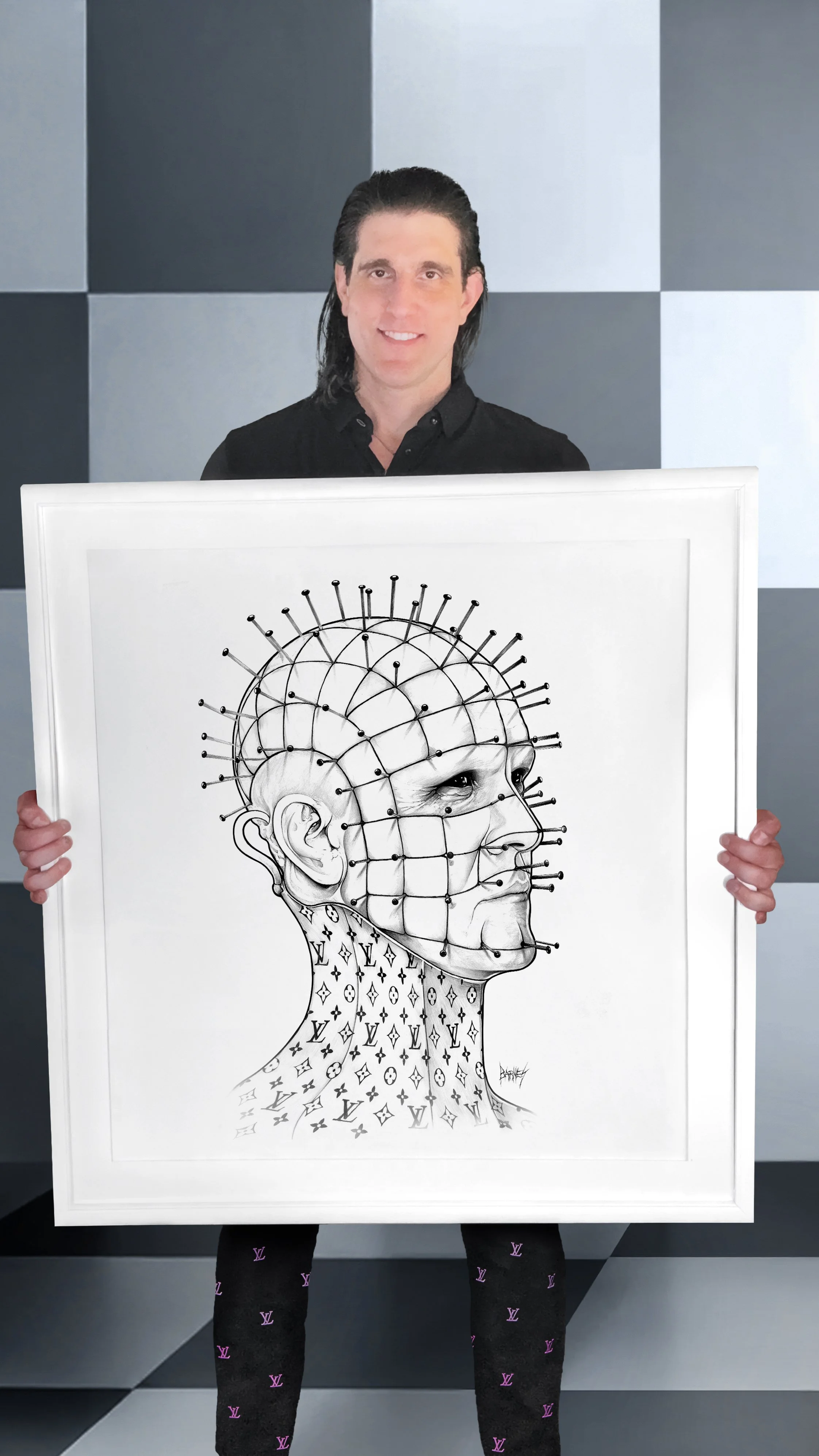 bryan-barnes-art-director-designer-fine-artist-pinhead-hellraiser-louis-vuitton-luxury-world-leading-hand-drawn-fine-art-pencil-drawing-official-portrait