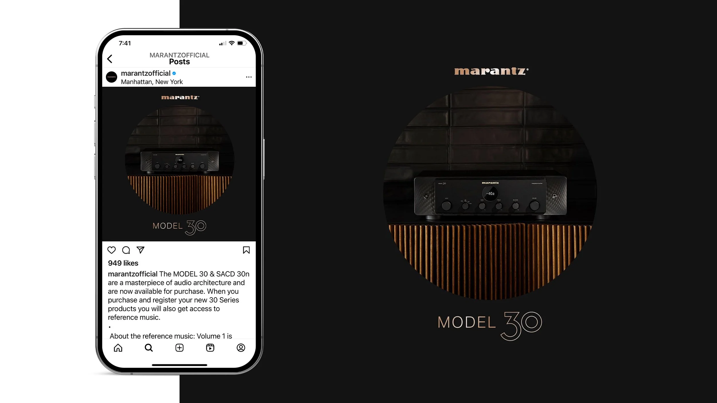 Marantz Modern Musical Luxury 360 Campaign  Art Director: Bryan Barnes https://bryanbarnes.art  #BryanBarnesArt #BryanBarnes