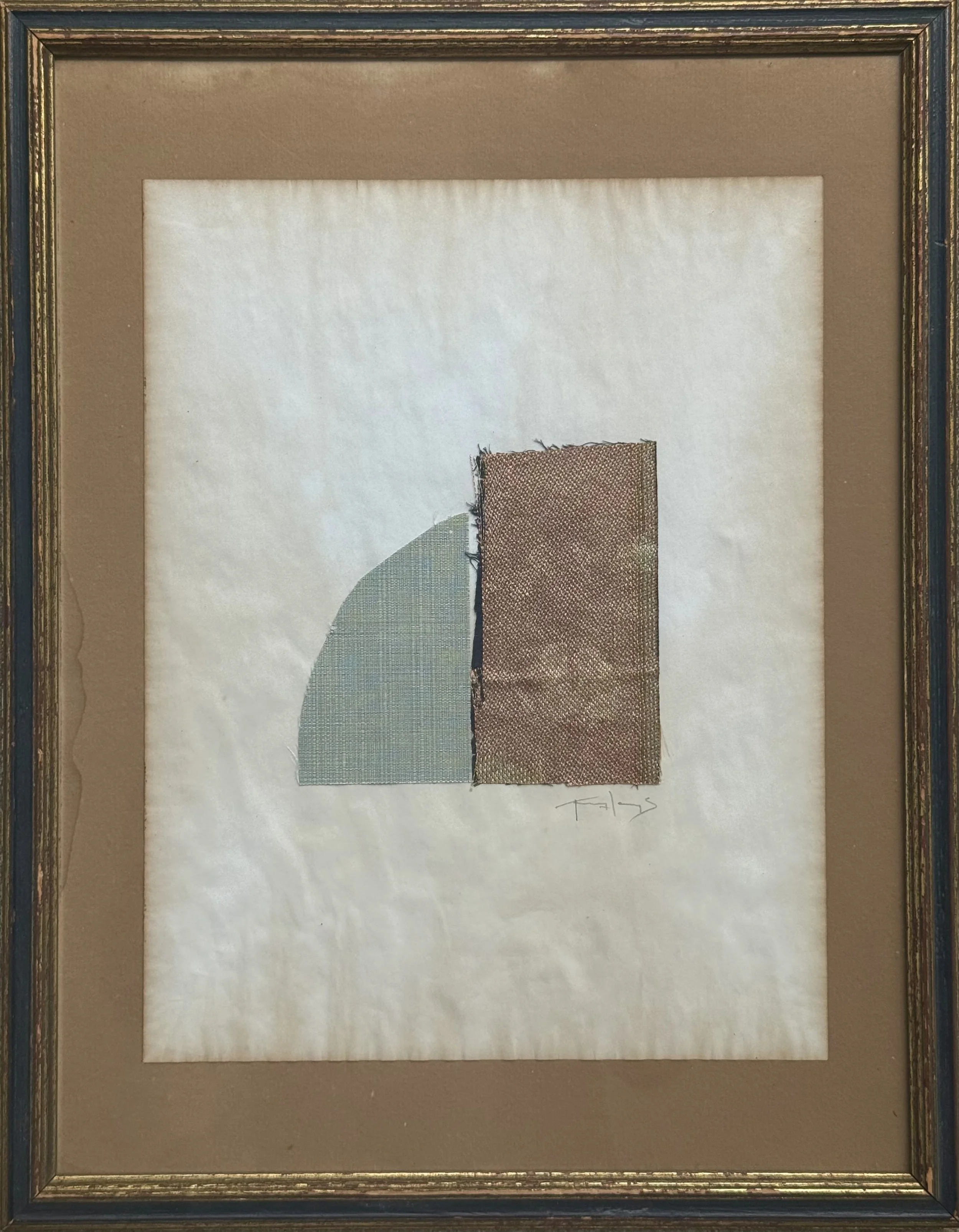 Day & Night | 2025 | 15 x 11.75 inches | mixed media, custom framed