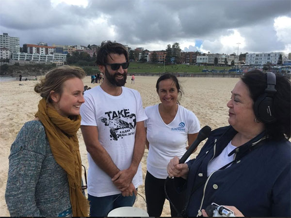 AJ Linke with Take3 and Surfrider