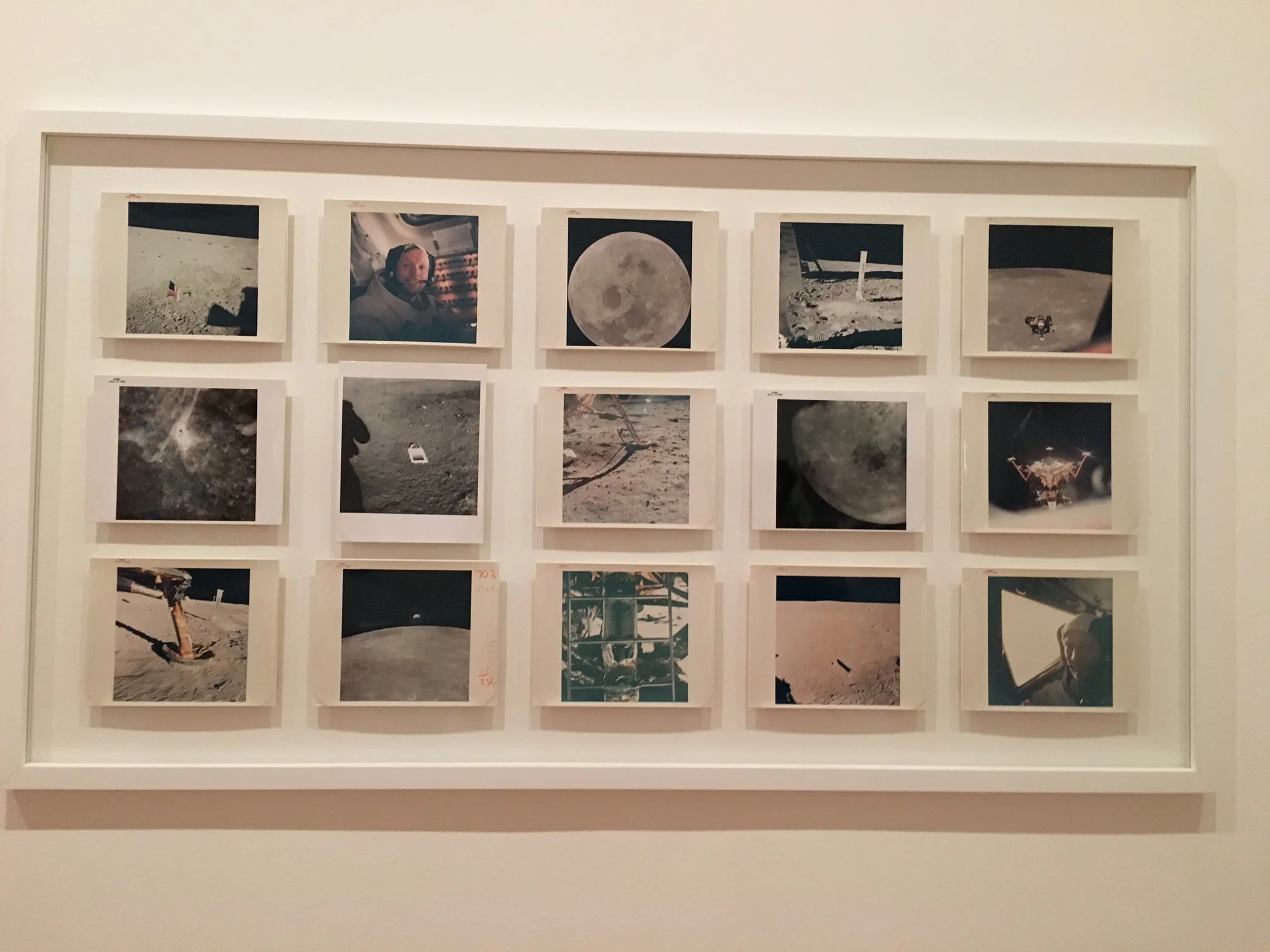 Vintage NASA Photographs displayed at MoMA, New York (2016)
