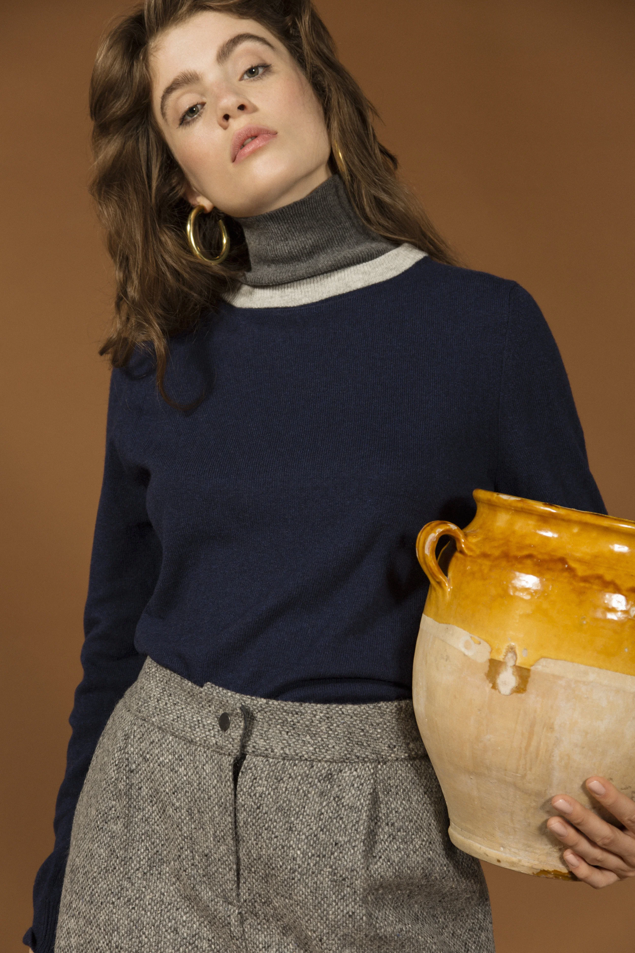 Lion Turtleneck_ Navy 3.jpg