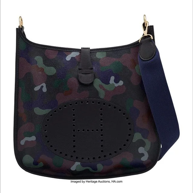 &ldquo;The secret of staying young is to live honestly, eat slowly, and lie about your age&rdquo; - Lucille Ball ❤️
Dark Camo Evelyne coming up for auction with @haluxury on April 28th - check the auction tab on my site for more!
-
#hermes#evelyne#he