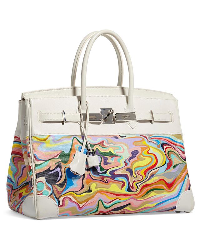 &ldquo;Believe in your flyness&hellip;conquer your shyness&rdquo; &ndash; Kanye West 
Liquid Candy Birkin 35 🍭 
Available in @christieshandbags upcoming online auction!
-
#hermes#birkin#hermesbirkin#paintedbirkin#paintedbag#art#painting#diy#maxpaint