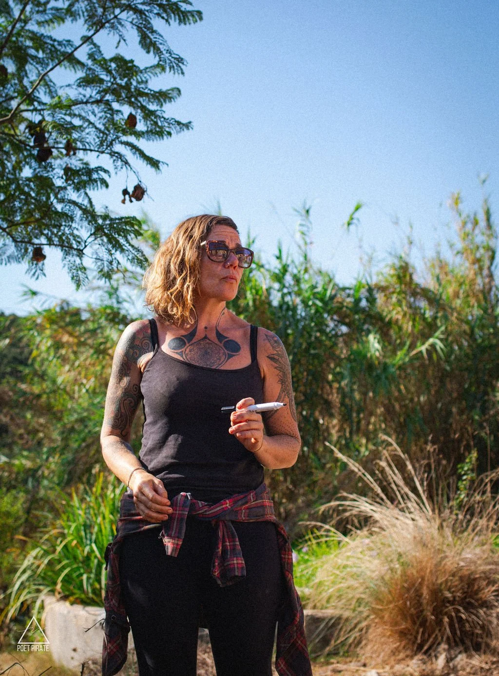 Lola Byron, the facilitator of Natural Building Courses