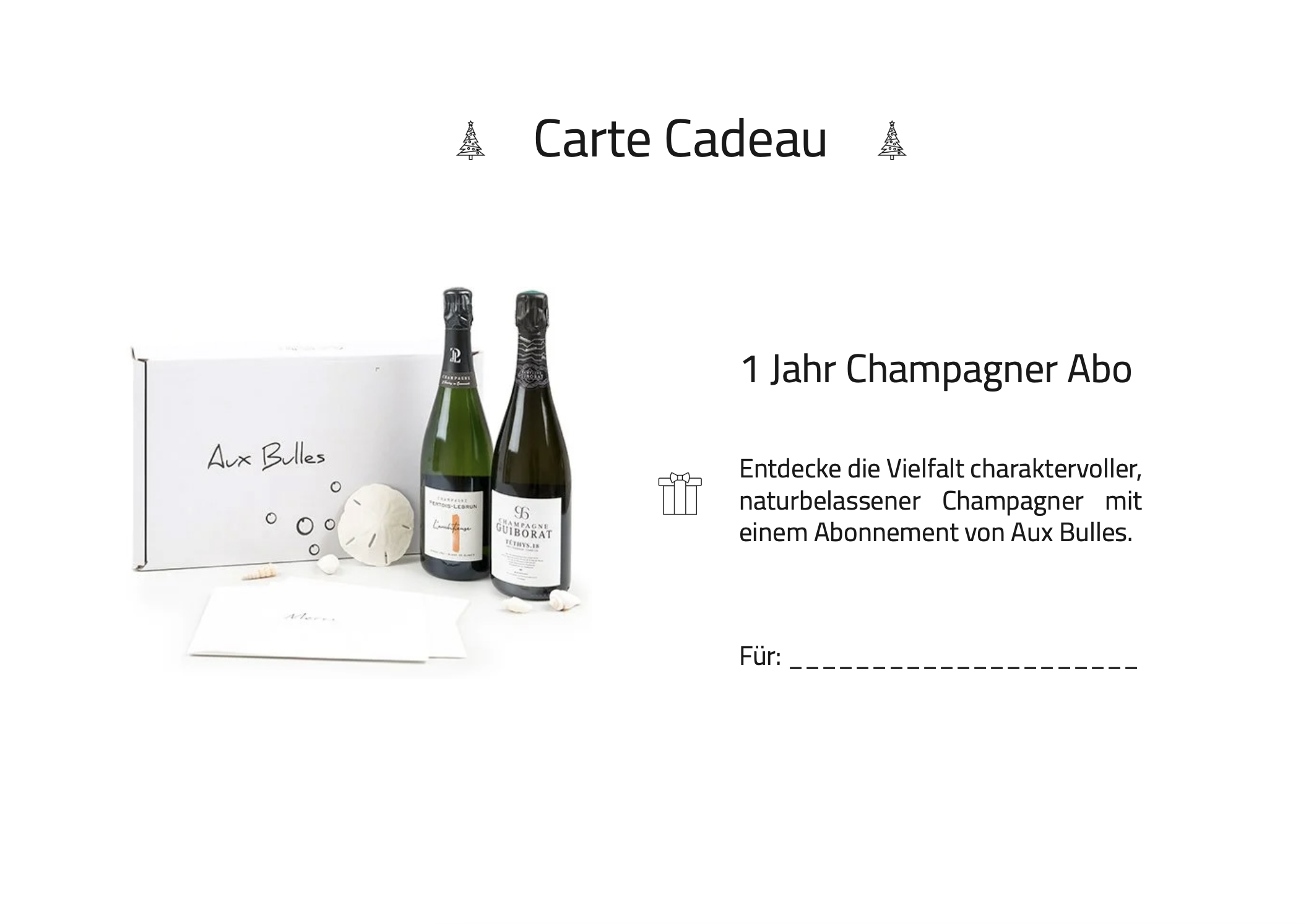 Champagner Abo Gutschein 3