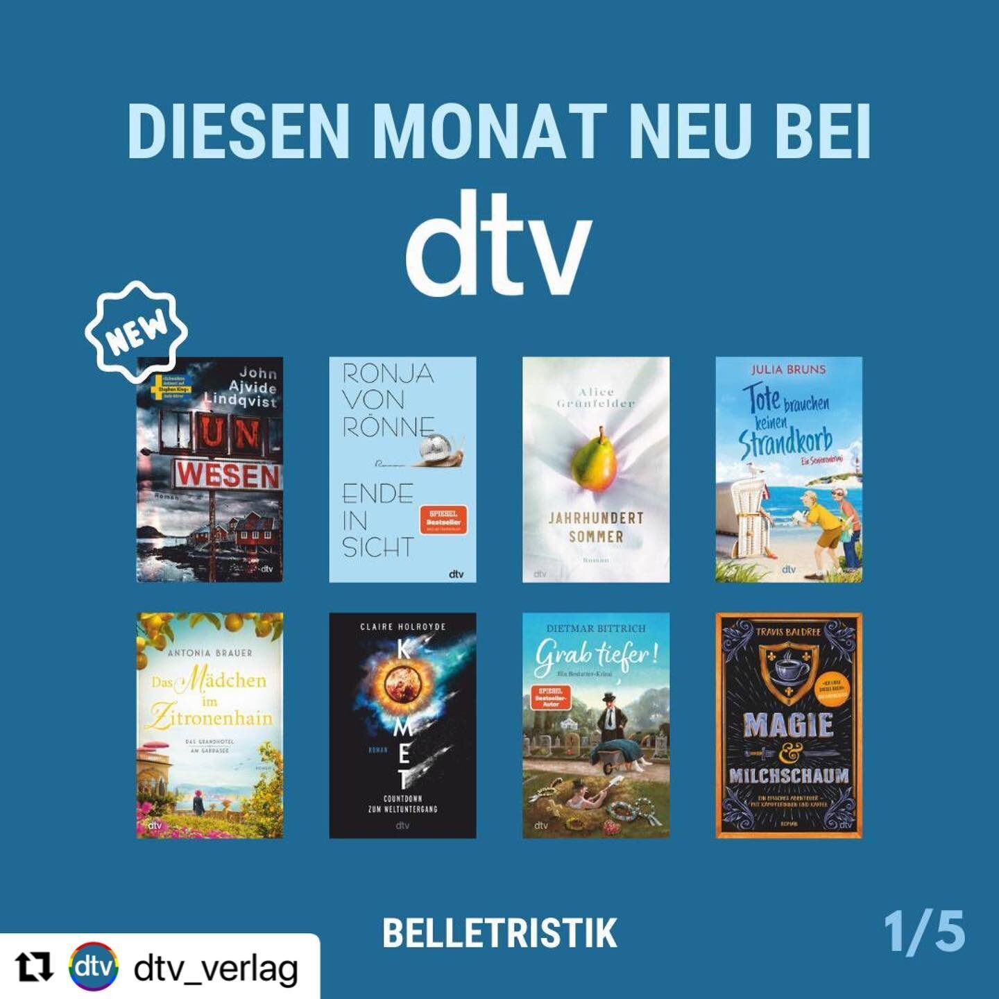 💙 Unsere Neuerscheinungen im Mai! 💙

Gesund leben hei&szlig;t gl&uuml;cklich leben: In Doc Felix&acute; Deb&uuml;t &rsaquo;Feel good&lsaquo; lernen wir gesunde Angewohnheiten in unserem Alltag zu etablieren und das ganz ohne den t&auml;glichen Kamp