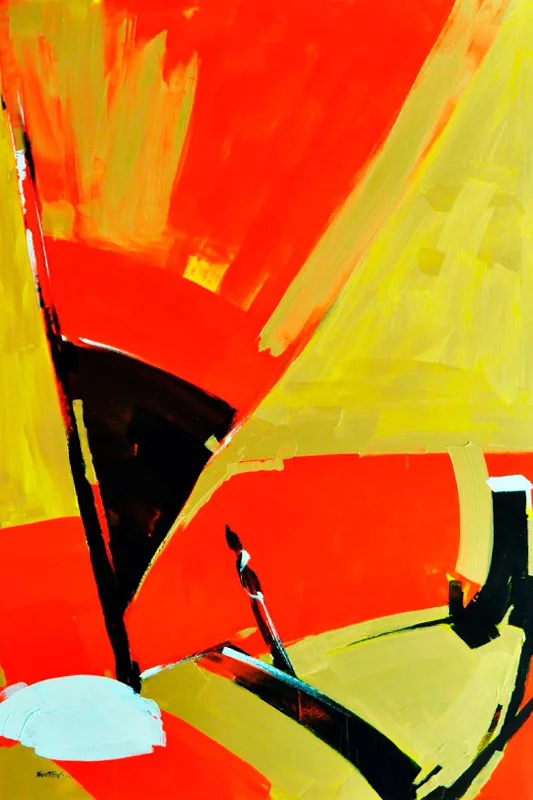 Gold light ( 120 cm x 180 / acrylic ) Sold