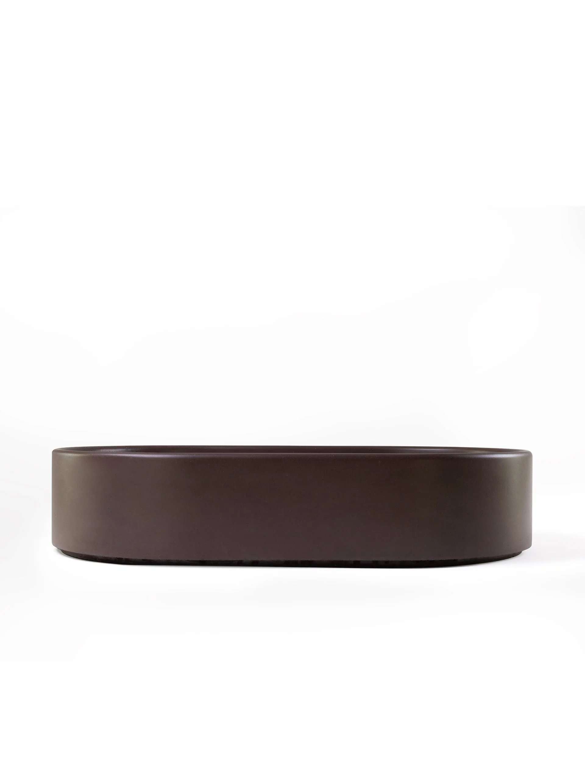Oval concrete vessel sink in Cimarron