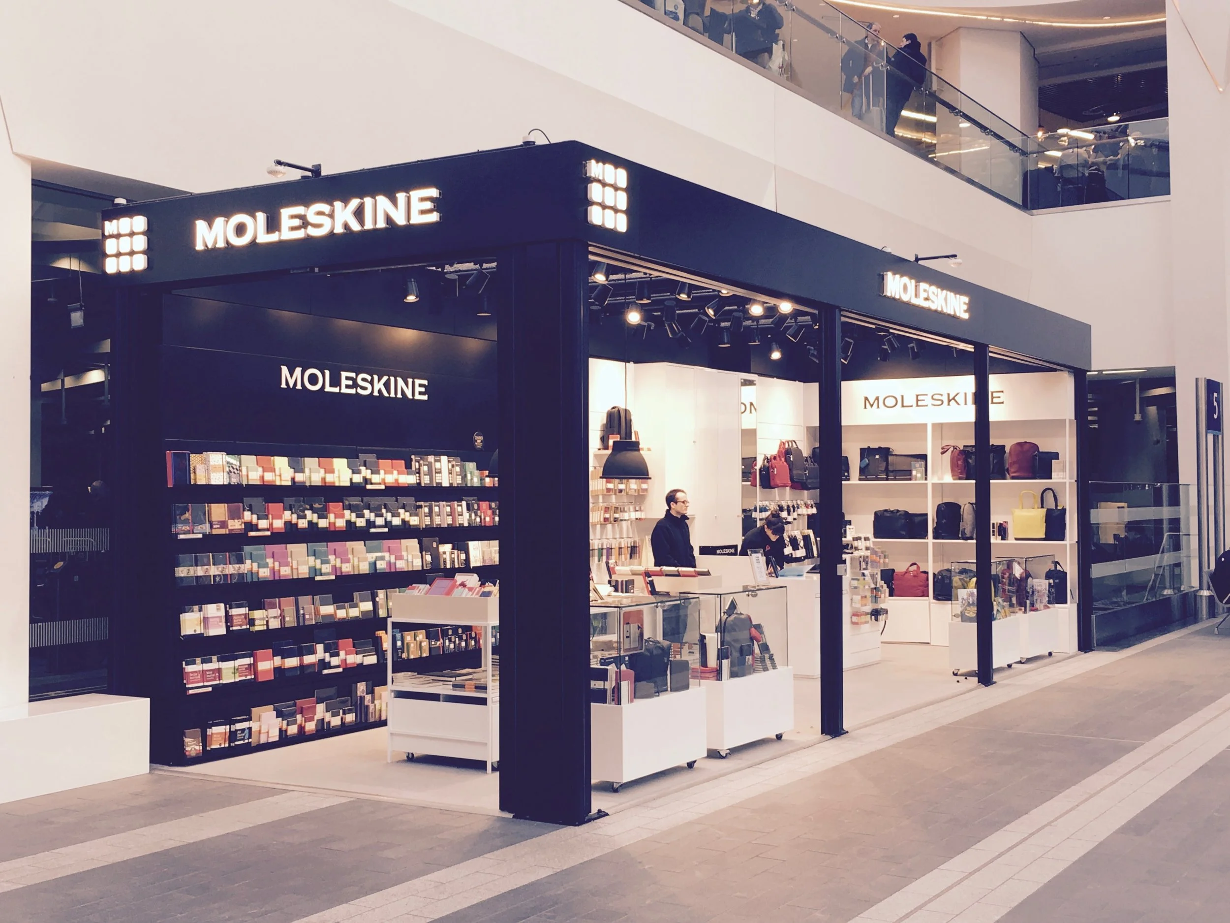 Moleskine raises brand awareness with retail concession