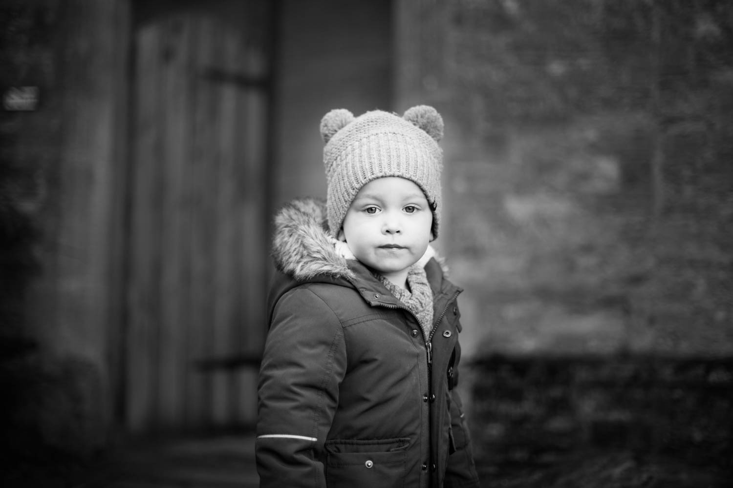 Child Portrait - Black and White - Pre-school. Bedford.jpg