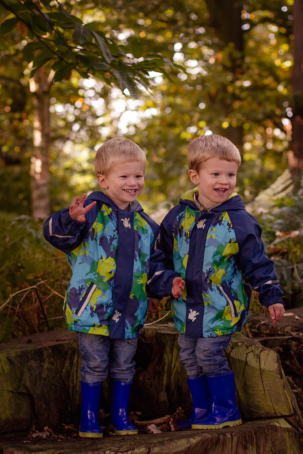  Toddler twin boys family photoshoot at Ampthill Park Bedford. 