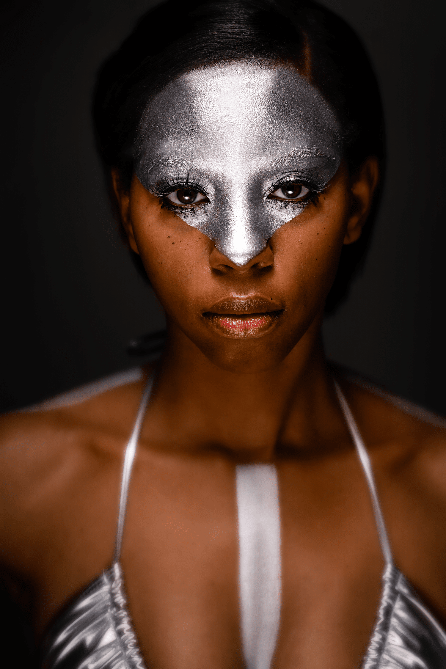 Metallic Face Metallic Face Makeup