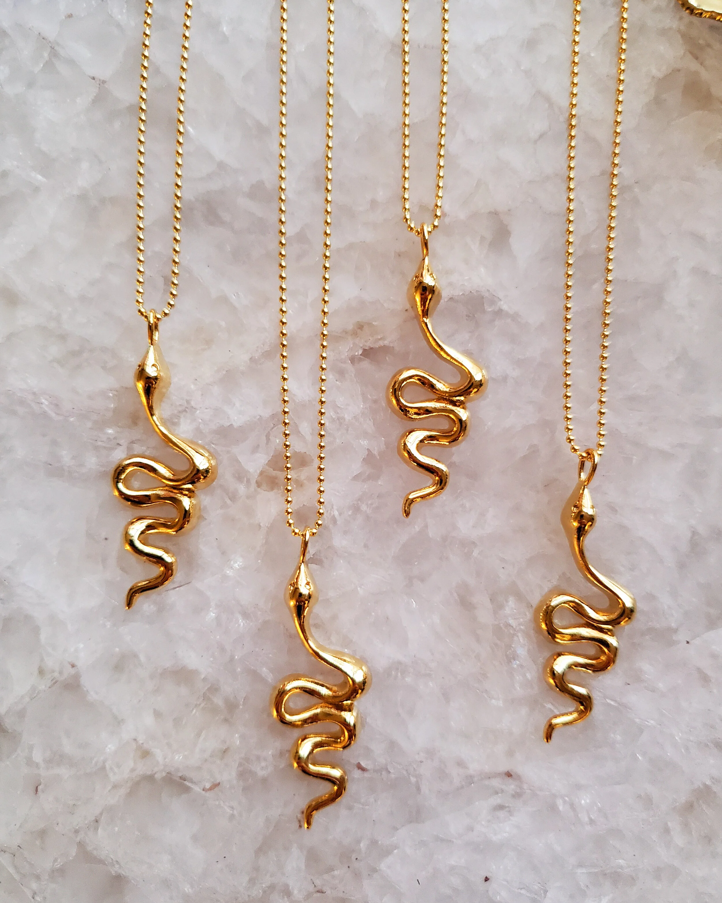 Gold Snake Necklace