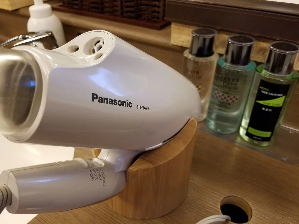 Hair dryers galore!