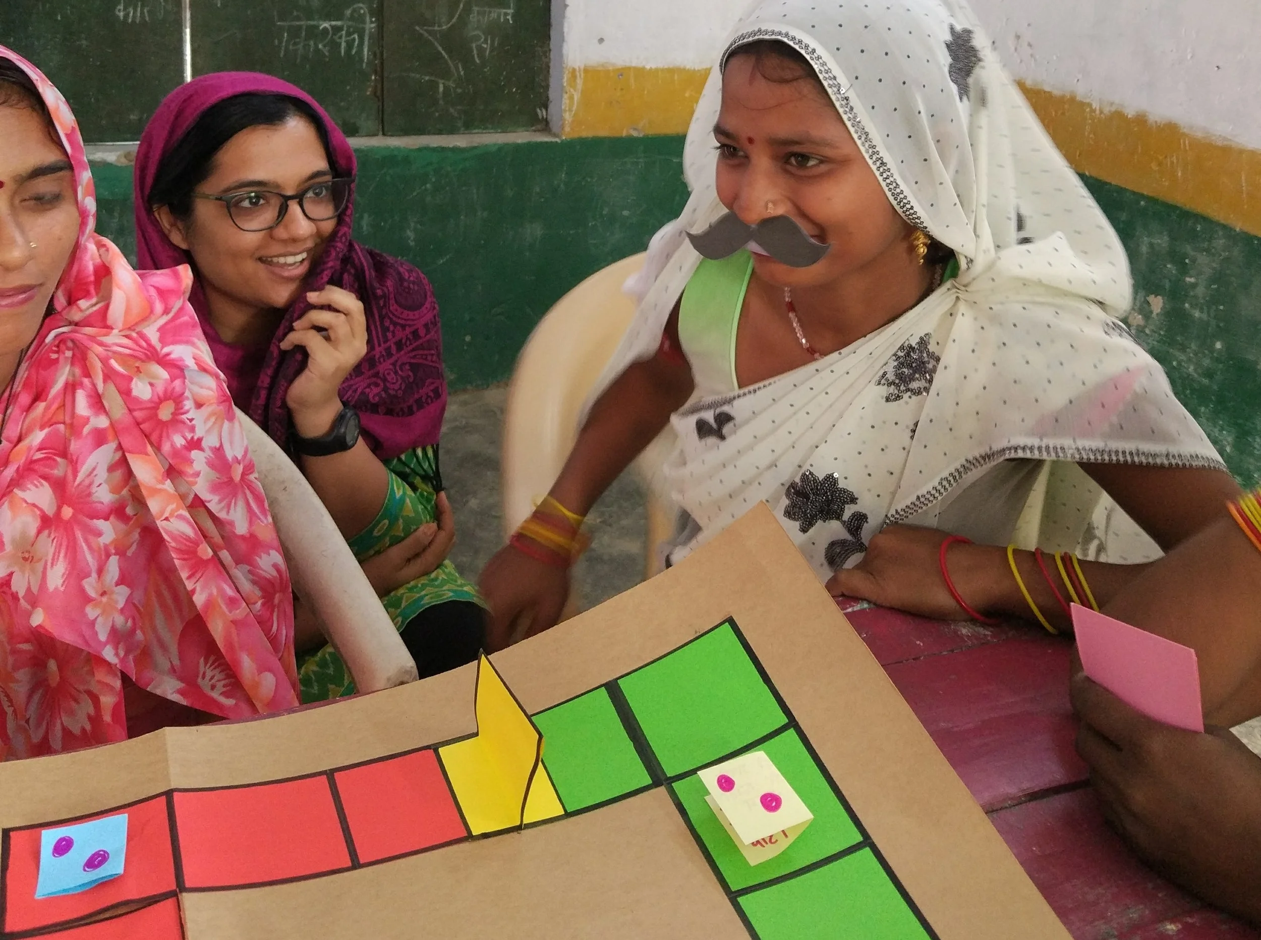 Testing version 1 on field, by incorporating mini-games within the larger game to increase player engagement