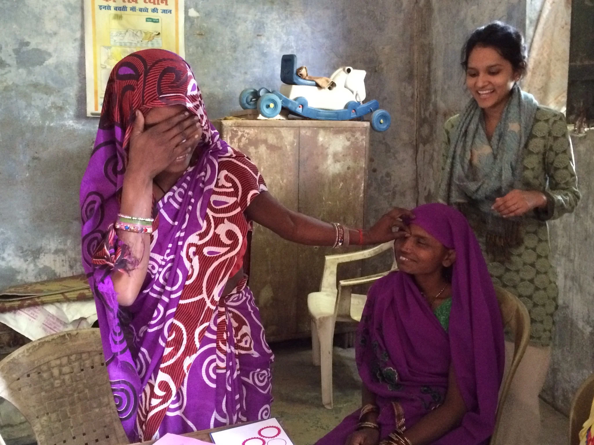Local fun games continued to remain part of the process. These moments during the longer game got the ladies to open up more.