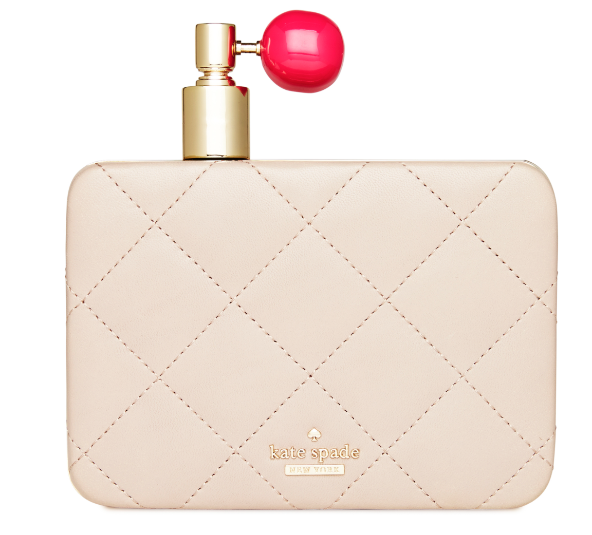 Kate Spade On Pointe perfume bottle clutch $398