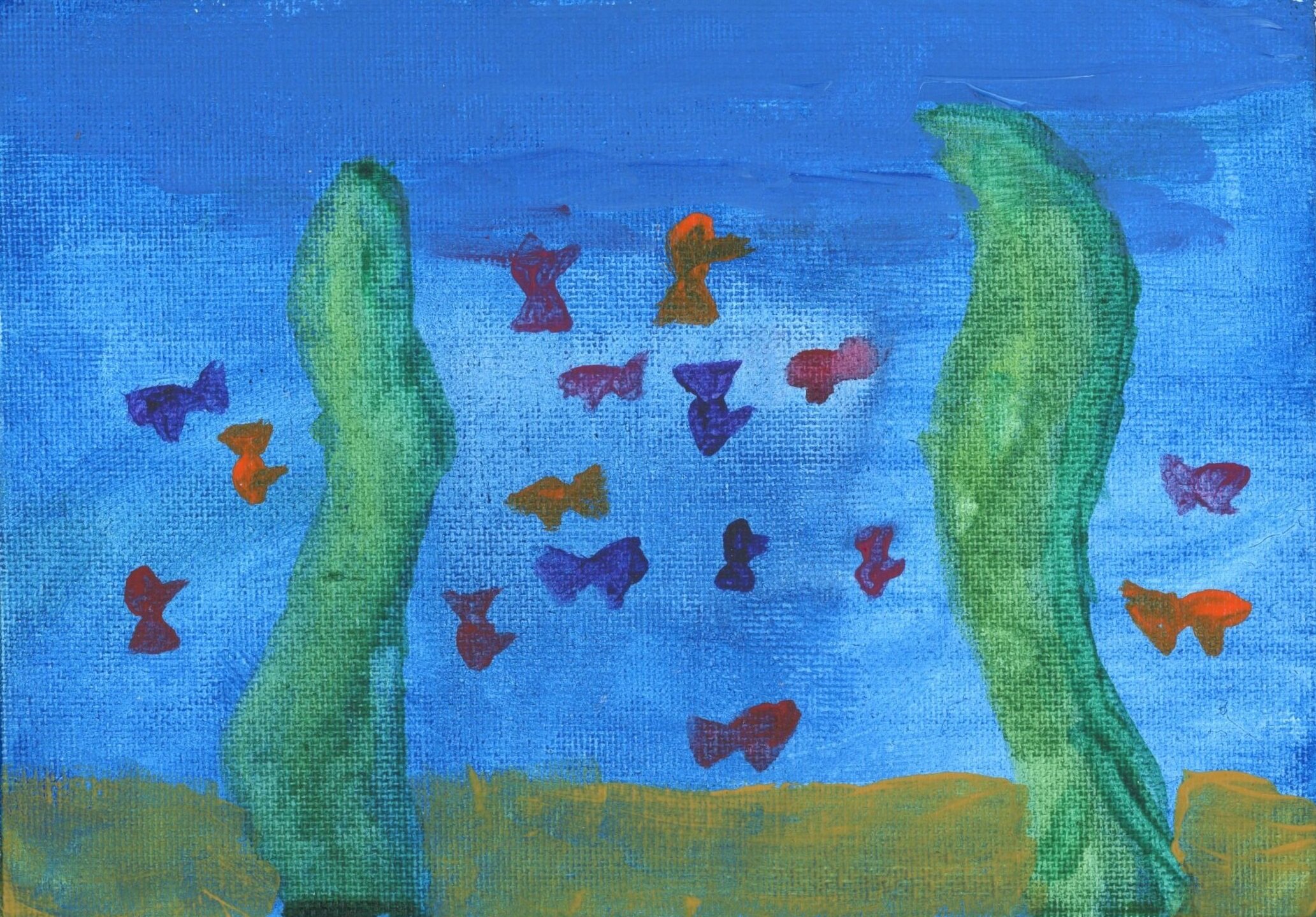Prize Winner Best painting, Isabelle aged 10