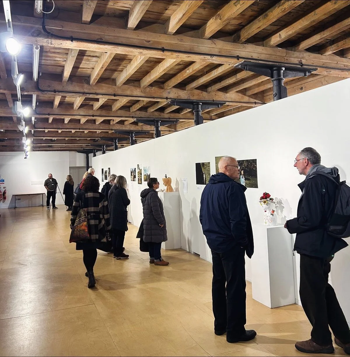 Thank you so much to everyone who came to the launch of the exhibition Of Earth and Memory by @staugustinescentrehalifax members. 

We had a great turn out for a wonderful project which showcases and platforms the creativity of people who have fled w