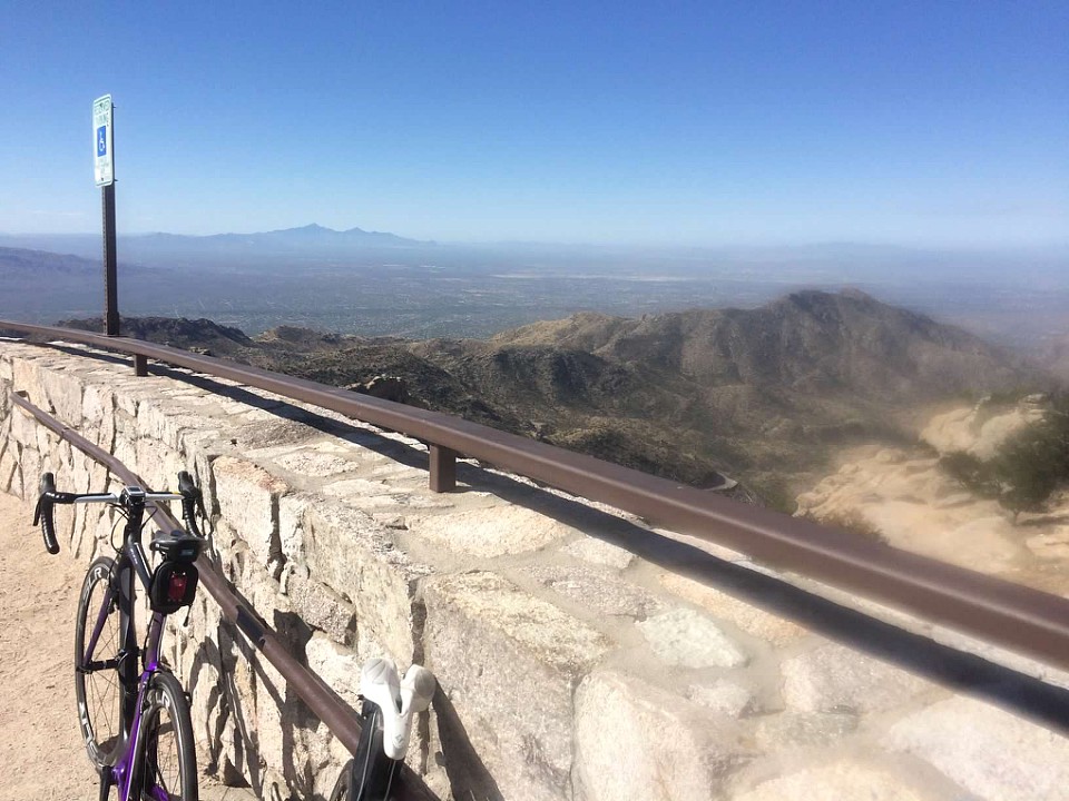This doesn't even do it justice, as it's only 12 miles up Mount Lemmon. 