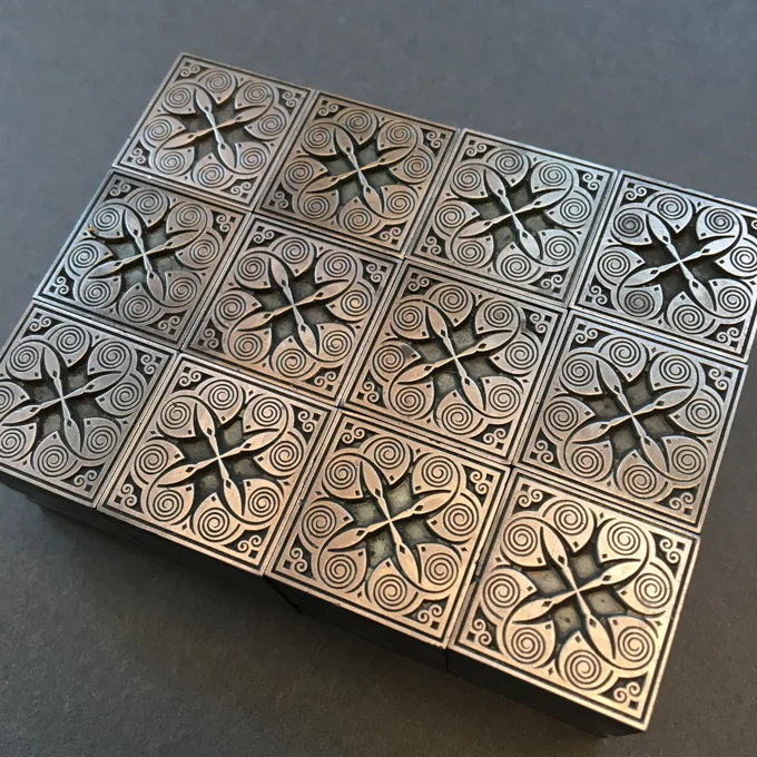 Stempel ornaments used for letterpress printing