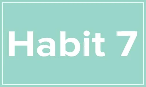 Habit 7