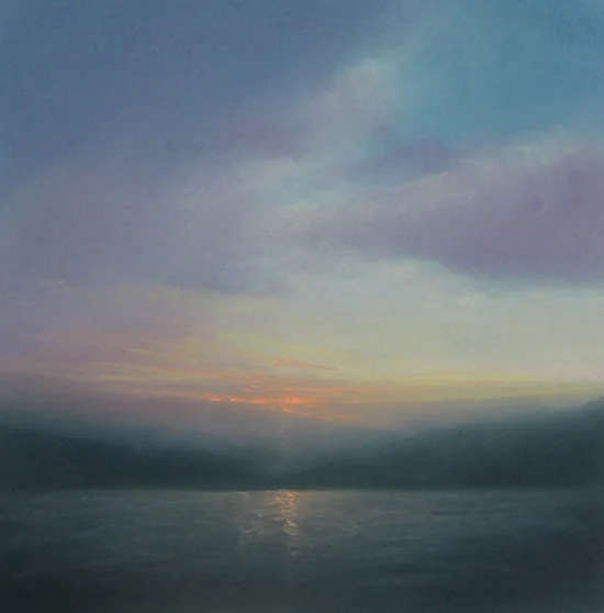 Twilight (Pastel on paper, 28' x 28")