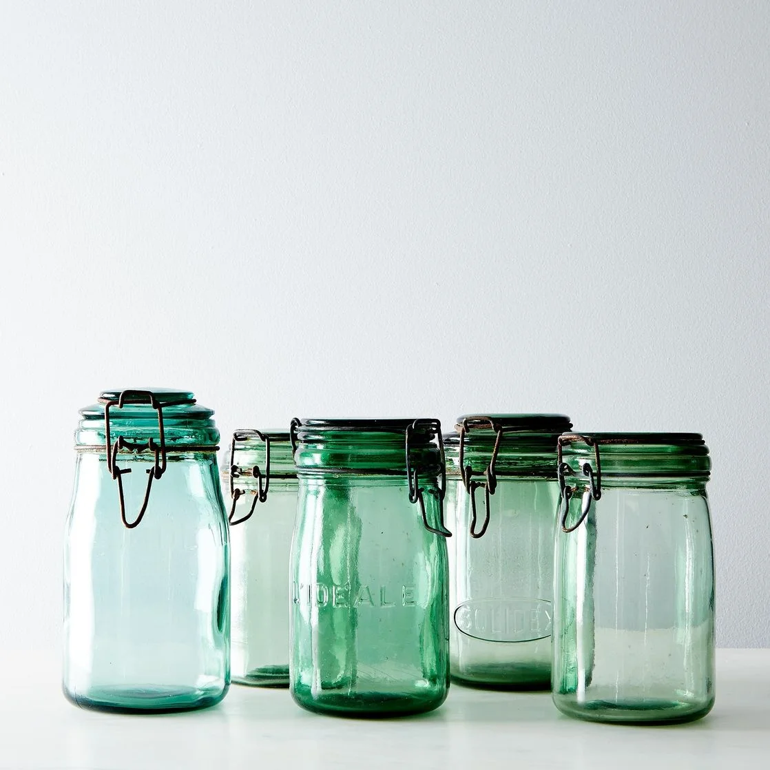 vintage french canning jar