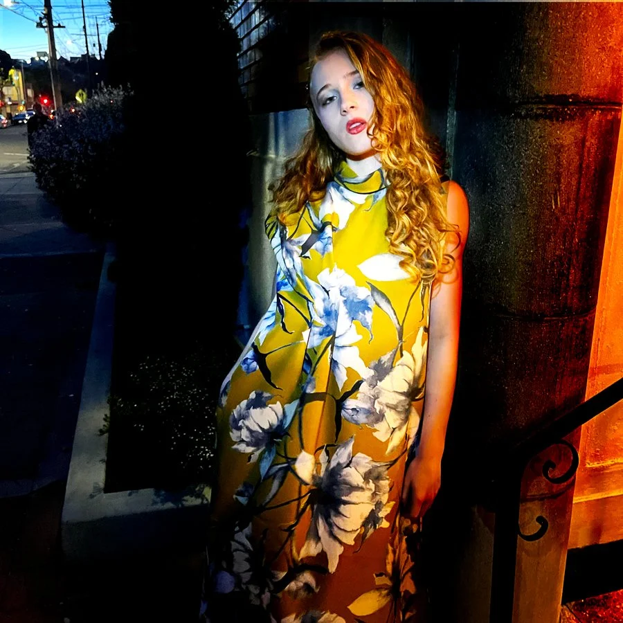 ワンピース LOOKAST LEMONT V NECK SHIRRING DRESS_2colors Women V Neck Short Dress Long Sleeve Flowy Casual SwissDot