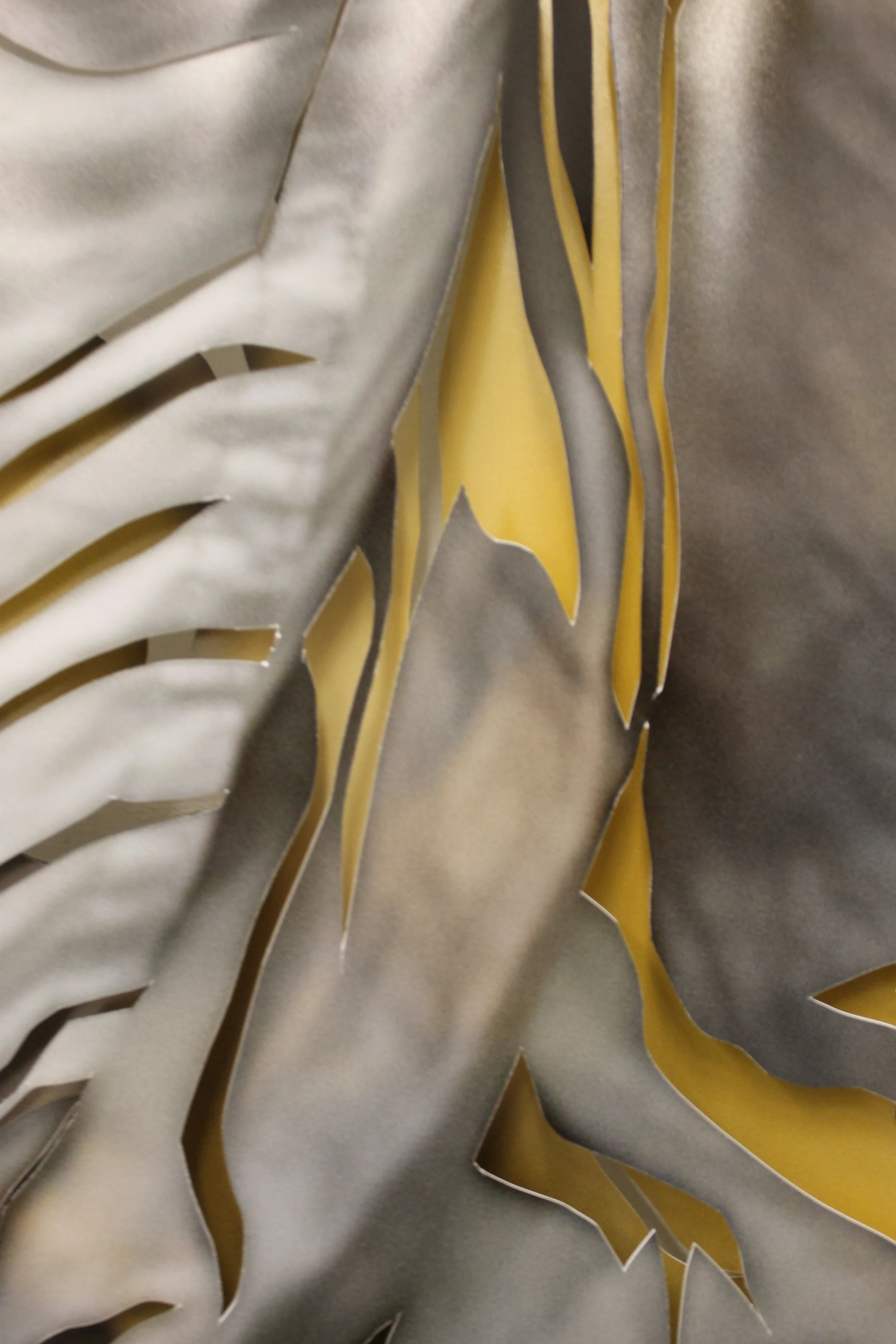  24 x 36 (detail shot)  layered collage  early 2018 