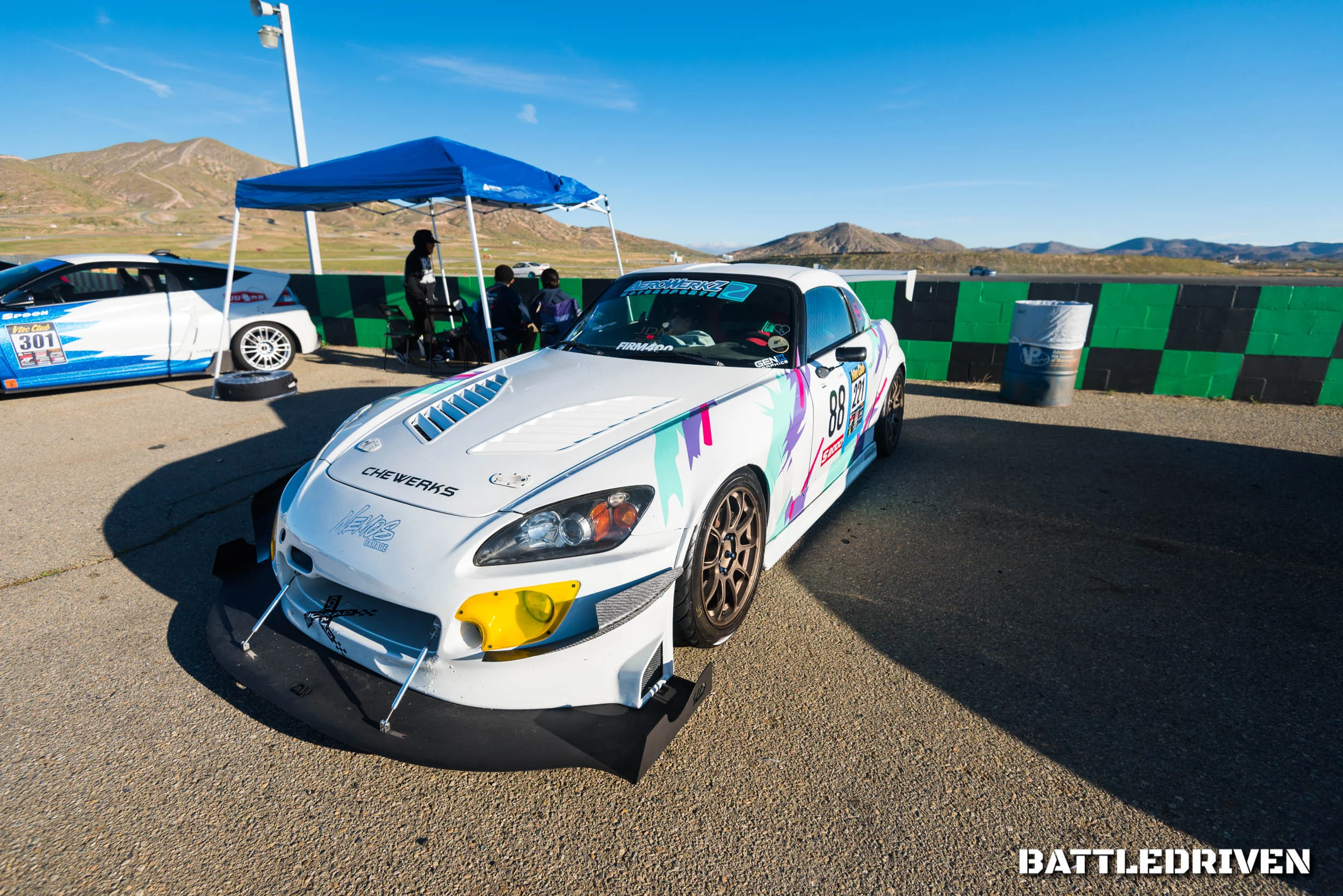 Seeing a “show car” worthy S2000 is never anything out of the ordinary, and James’ (@rainbow_s2000) show car puts down solid times at every circuit he attends.