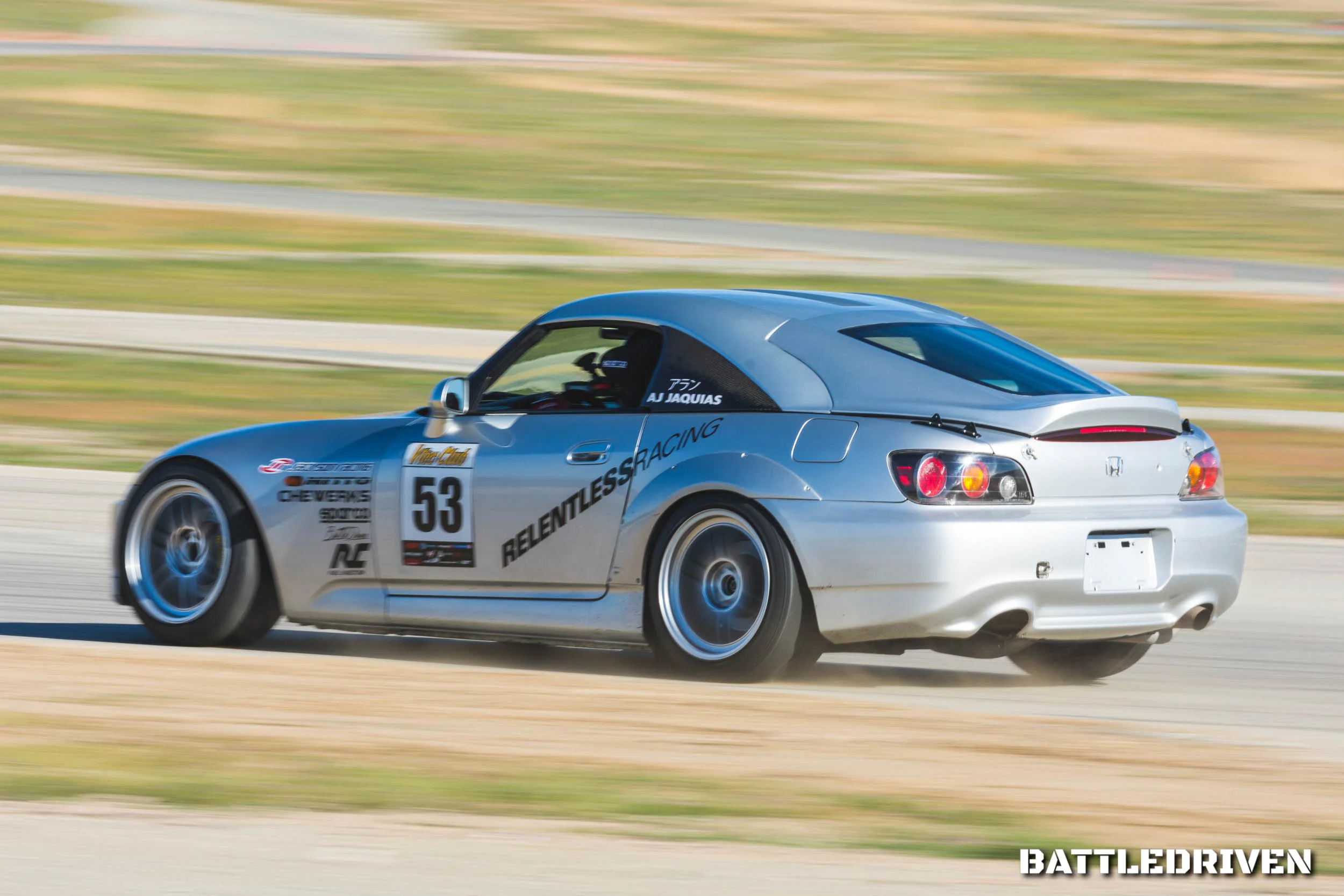 Alan Jaquias (@relentlessracing) hitting a very respectable 1:27.196 in his meticulously clean S2K. Side note, his car always smells like a brand new car that was driven right off the dealer lot. No joke.