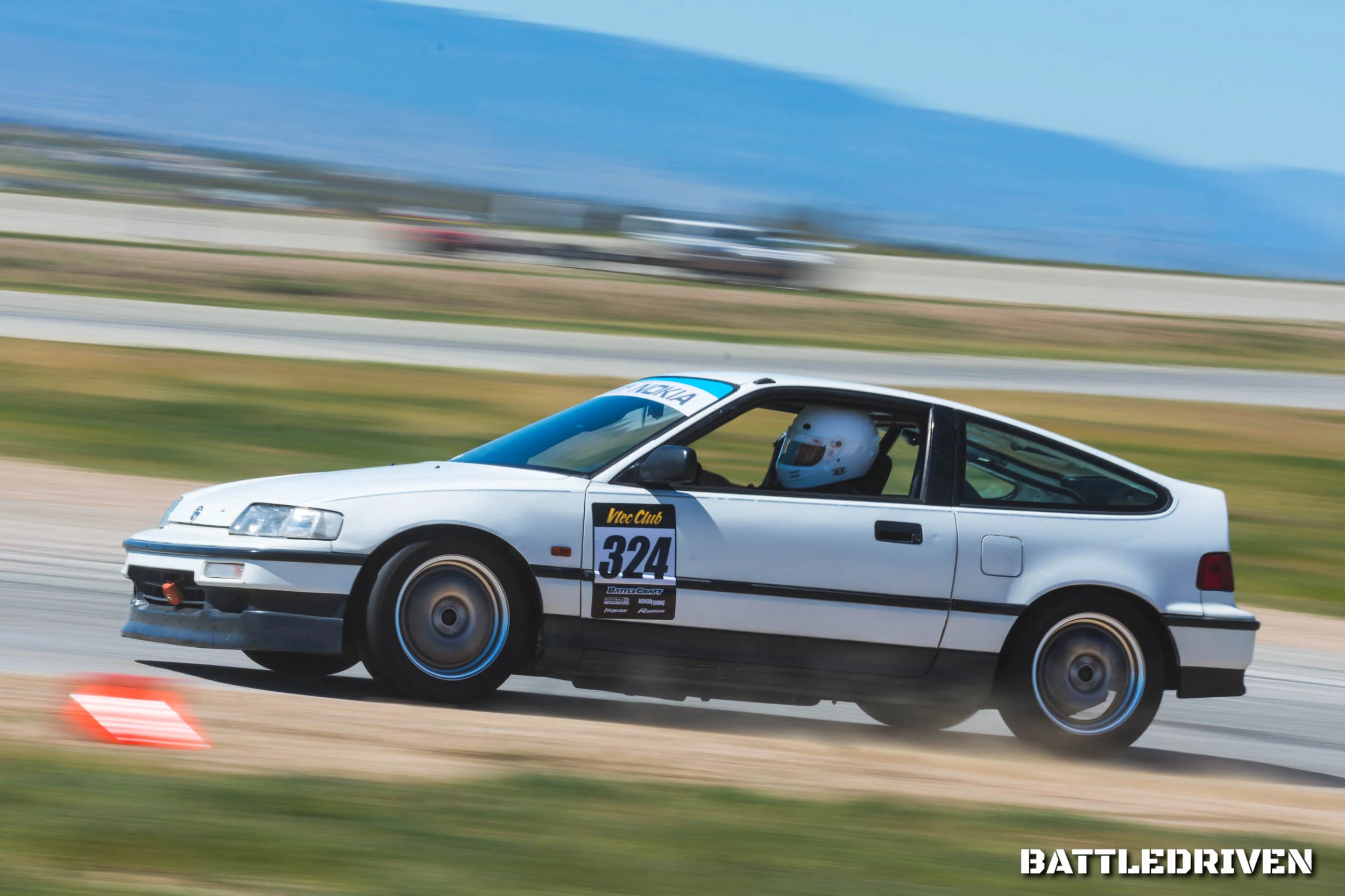 Arthur (@b4xy) attacking turn 11 right after the chicane of Streets of Willow clockwise.