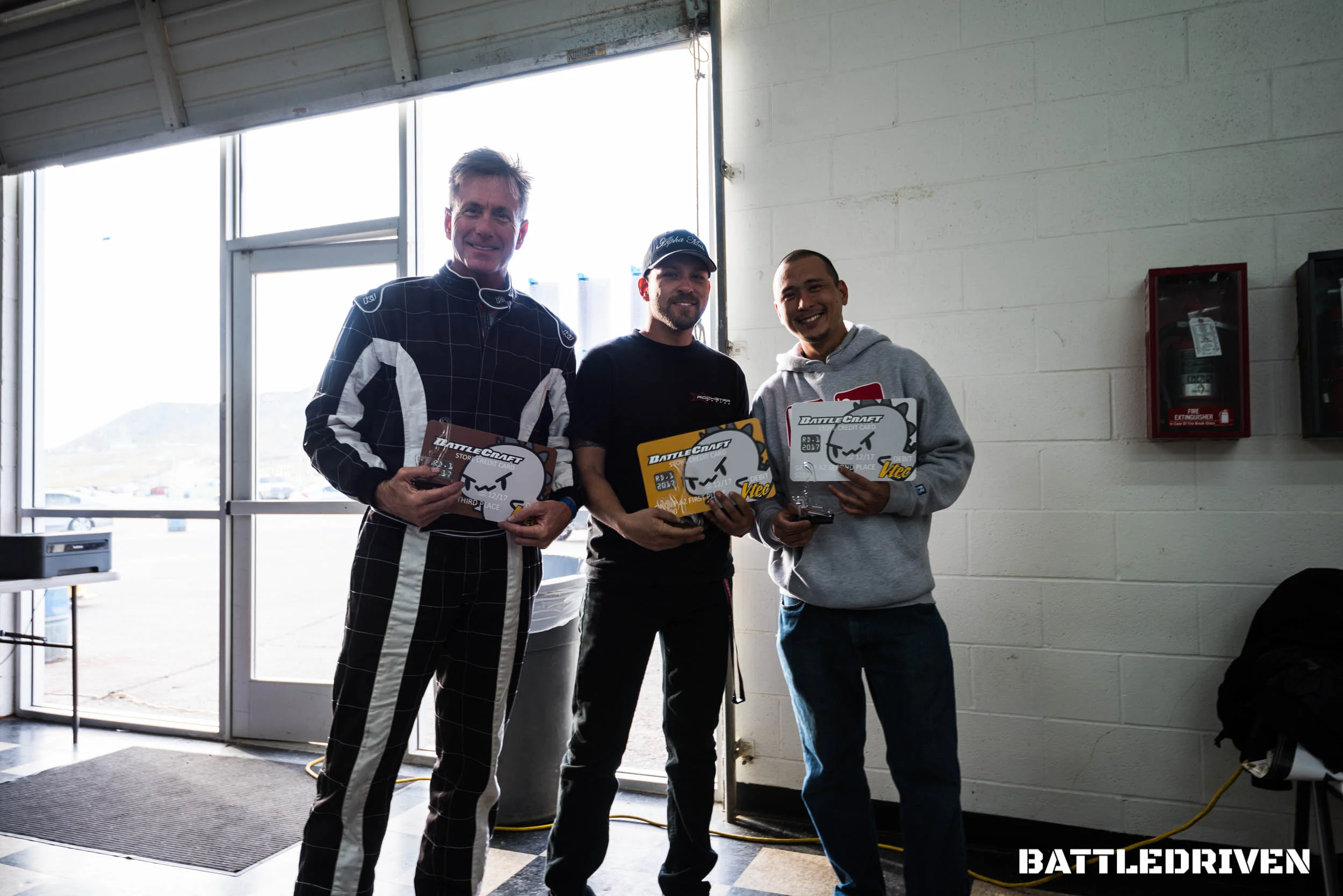 Group A2: 1st place with a 1:24.193 in a S2000 goes to Brandon C. 2nd to one of the few Civics able to hang in top five for A2 is Angelo M. with 1.24:844, and Attila A. with a time of 1:27.390 in a S2000, award accepted by Bruce Simpson.