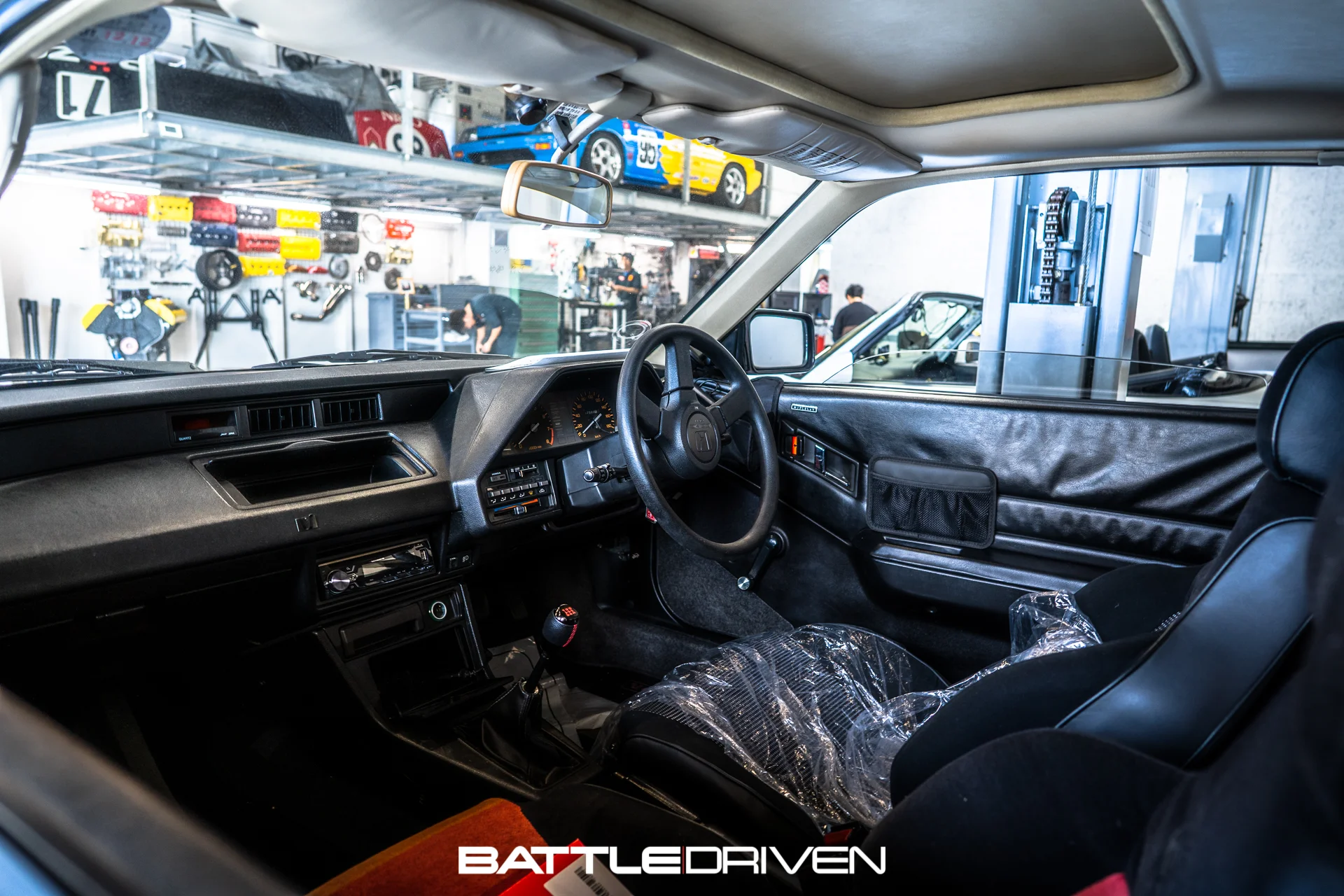 the interior was the cleanest i have ever seen for a late 80’s Honda, period.