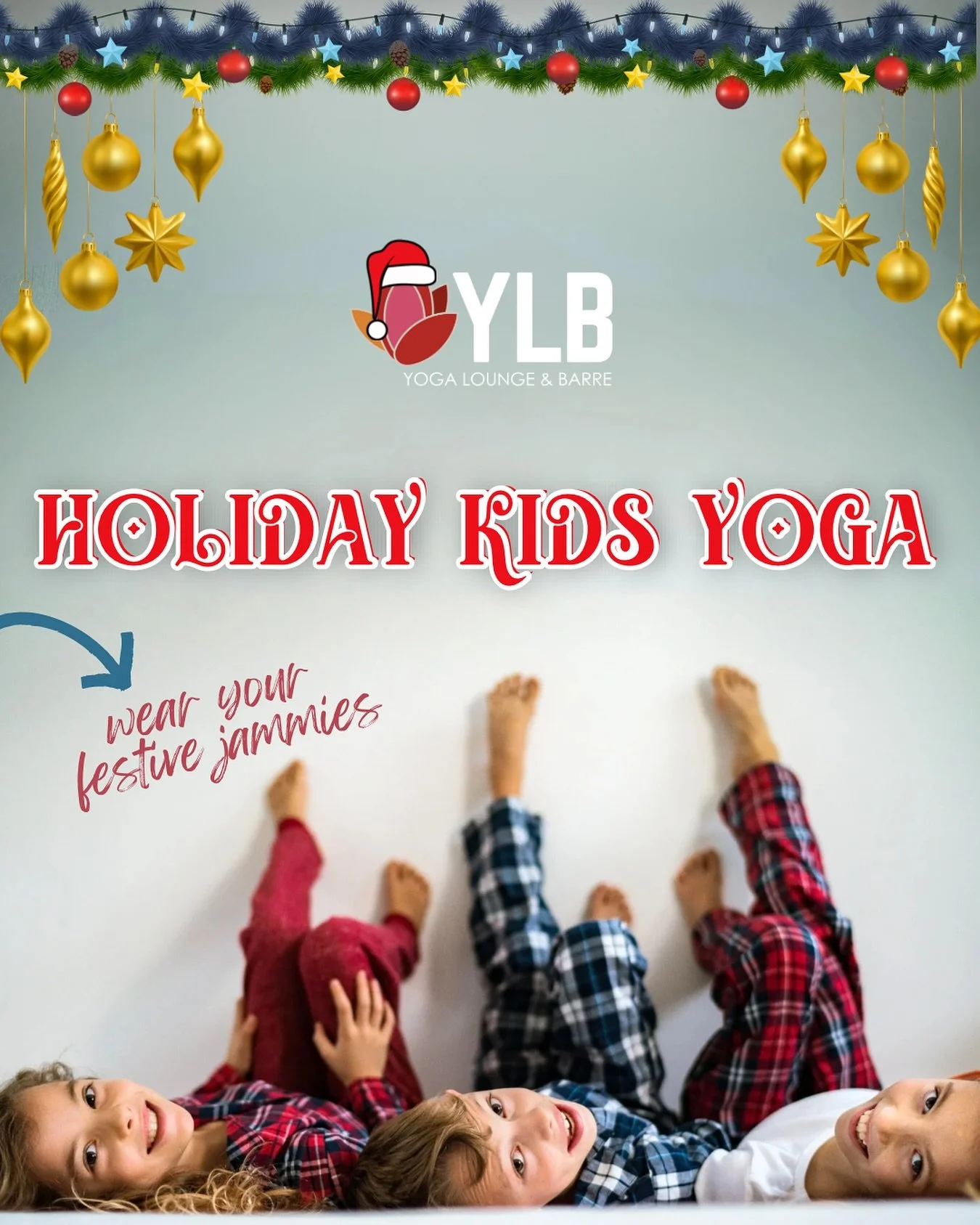 Put some cozy festive jammies on your little elves and bring them to Holiday Kids Yoga aka Festive FunShop Jr. 

They will enjoy holiday crafts, fun &amp; games, as well as movement, breathing, and meditation techniques. 

Everyone needs to find cent