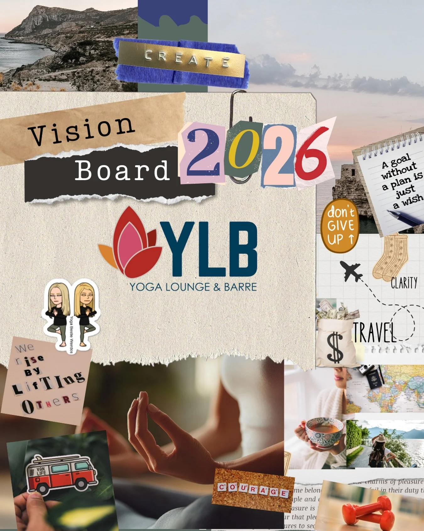 For us, a Vision Board is more than throwing images on a board and seeing what sticks. It's a process of realignment with your purpose, an intentional time to reflect on your deeper goals and take the first steps towards putting them into action.

✨ 