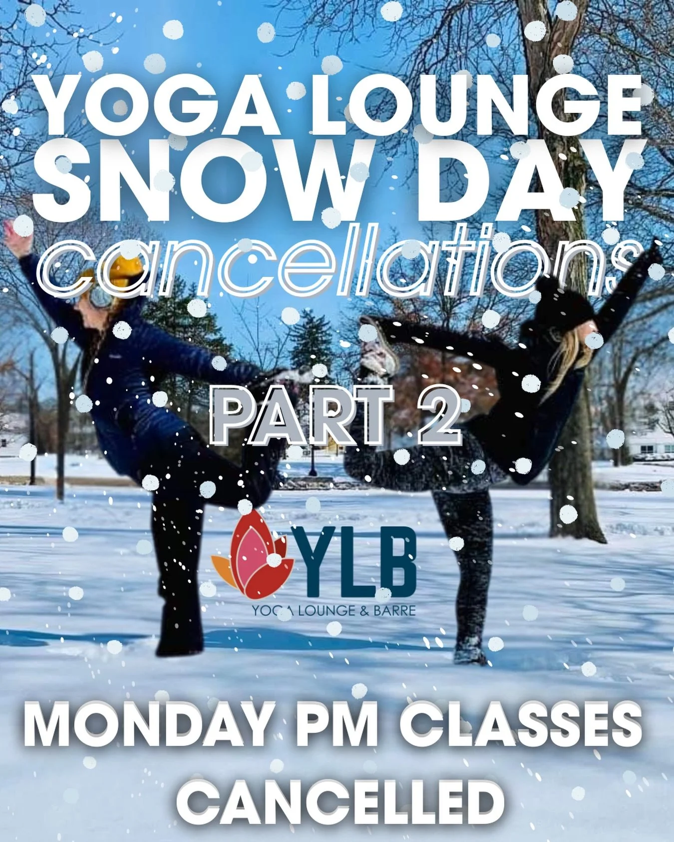 Given the continuation of the level 2 snow emergency we have decided to cancel evening classes and give crews extra time and space to clear the streets and parking lots. 

Classes resume as scheduled Tuesday morning 6am Power (regardless of school ca