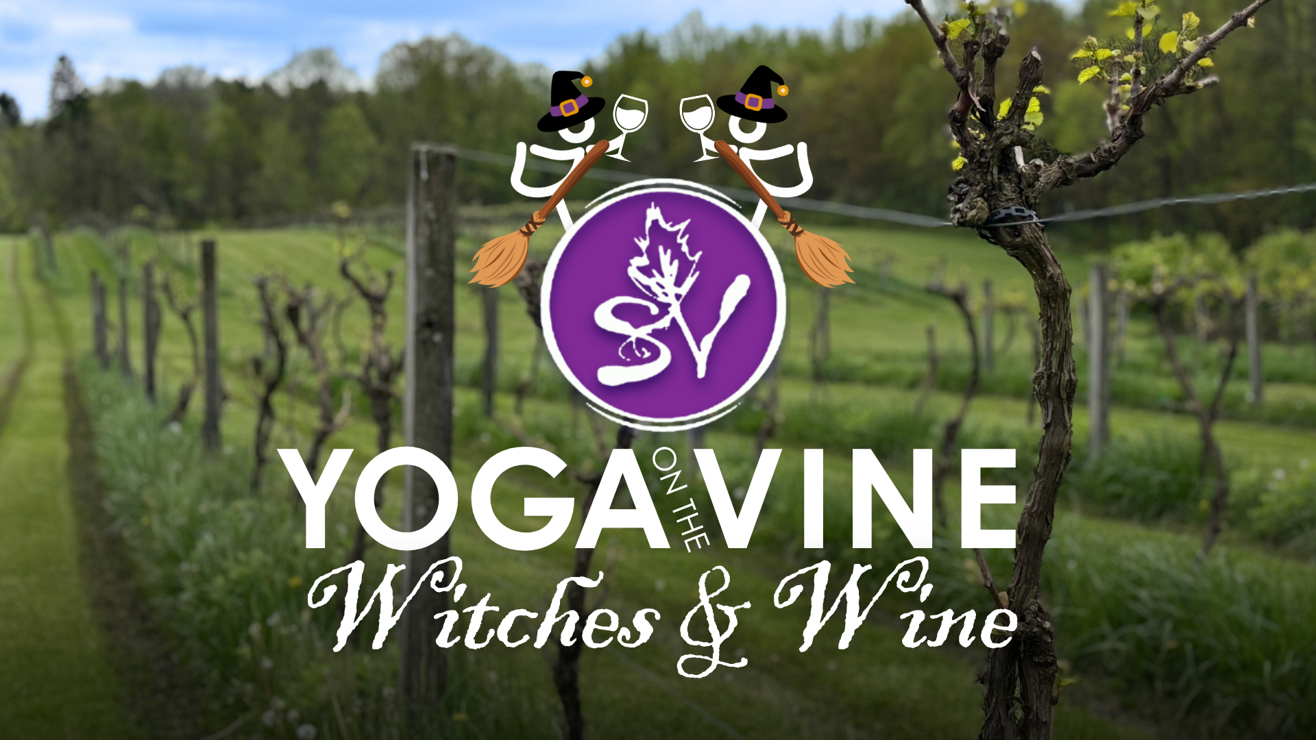 Yoga on the Vine: Witches &amp; Wine