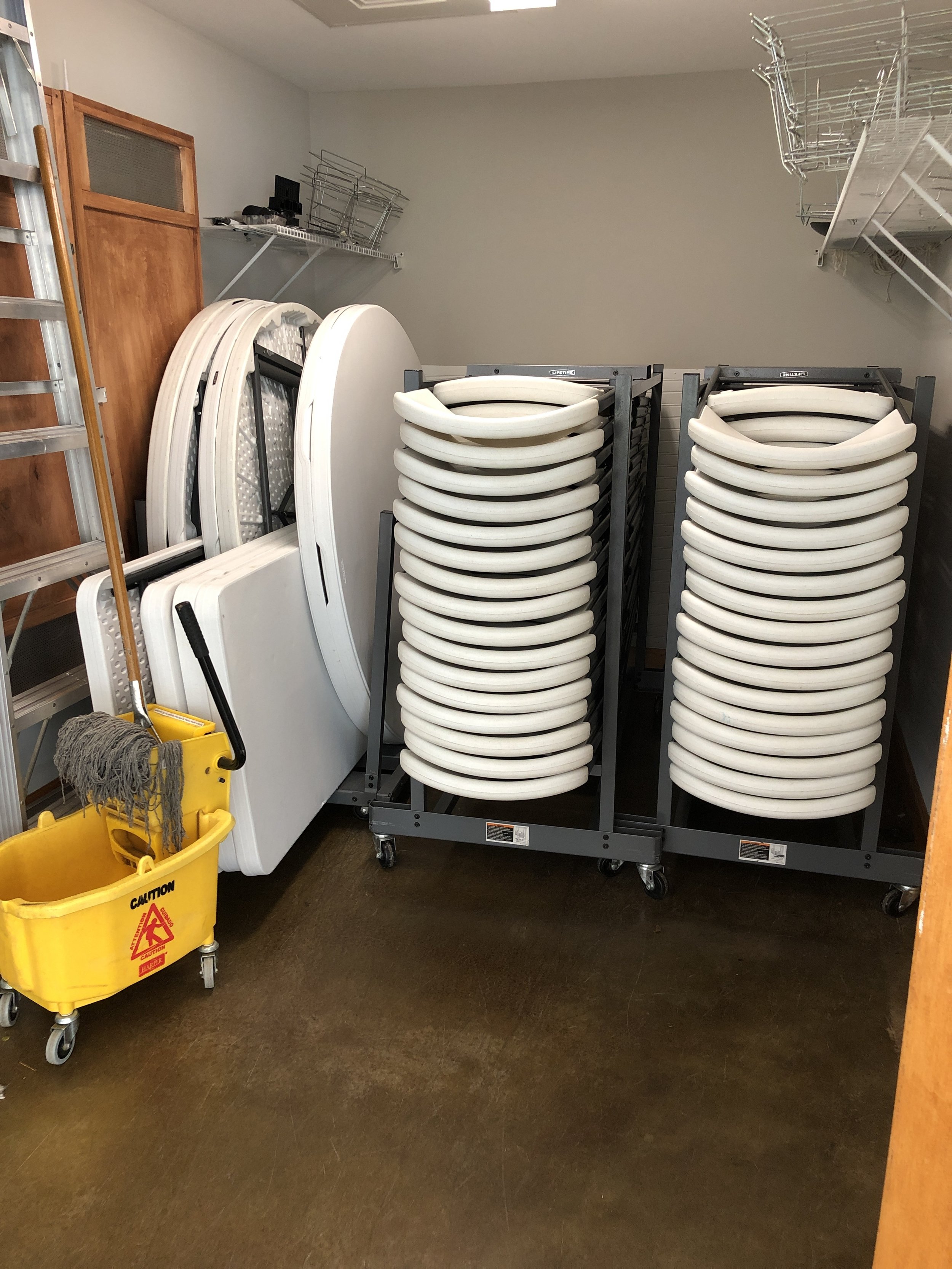 Tables/Chairs - Storage Closet