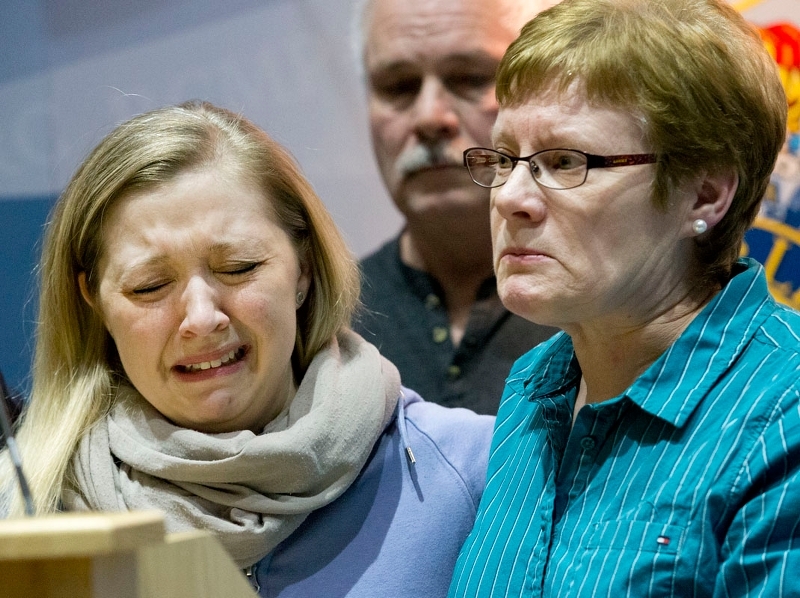 A community in grief