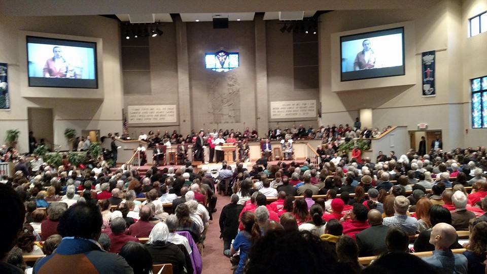 Nashville Mayoral Candidates Forum NOAH (GNUUC) Feb 2015 overflow crowd.jpg