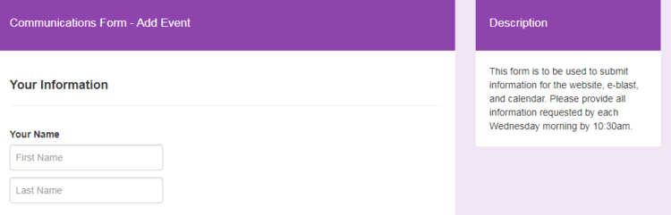 How to Request an Eblast or OOS Announcement