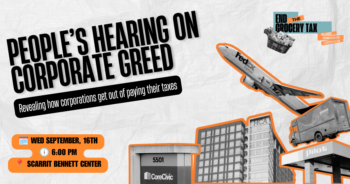 NOAH News: People’s Hearing on Corporate Greed