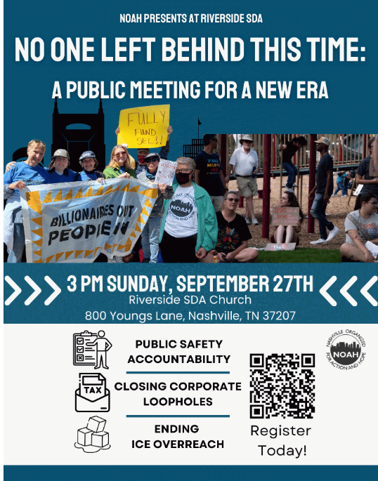 NOAH Public Meeting on September 27! Same time, new location!