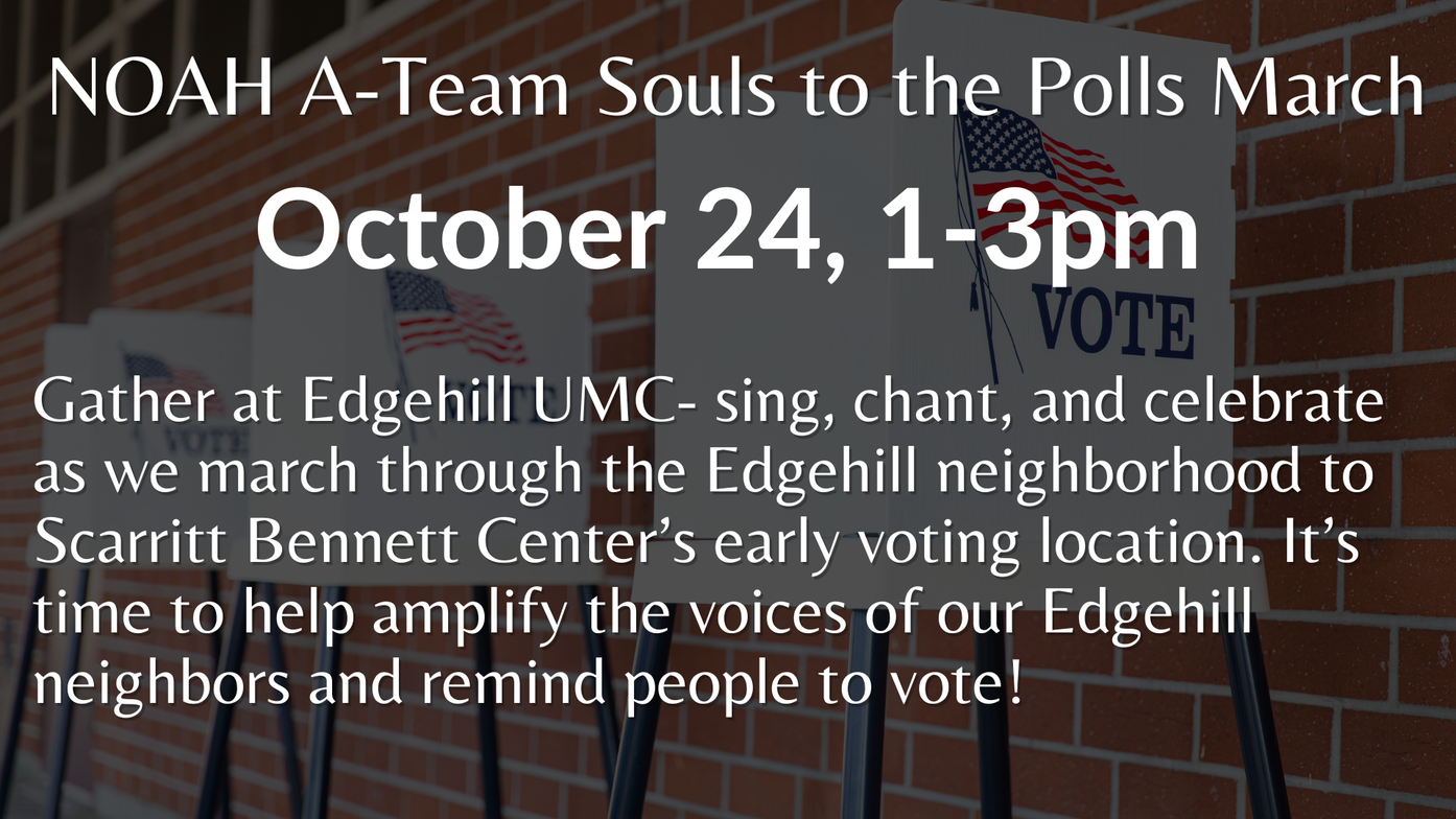 Sat., Oct. 24, 11 AM: Souls to the Polls
